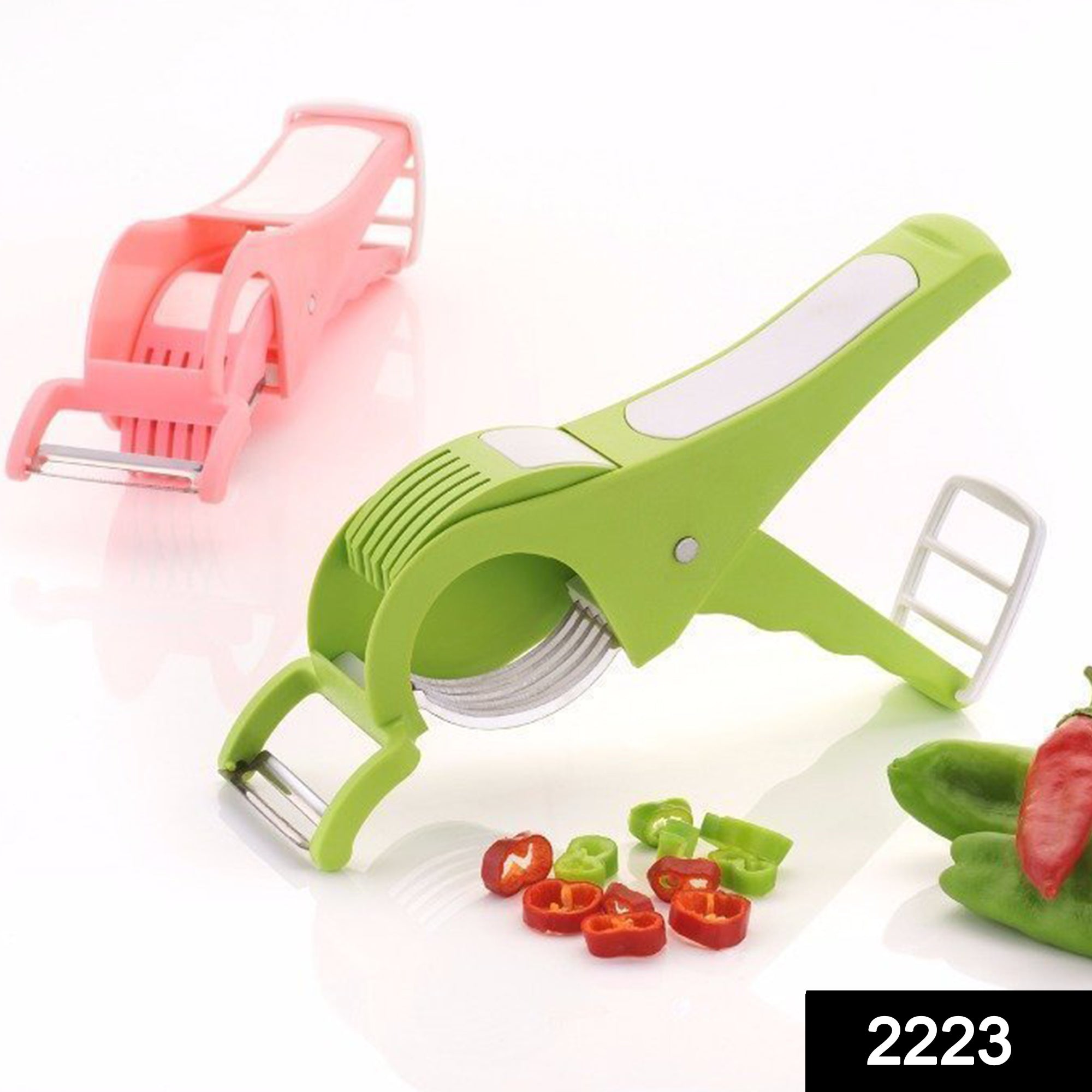 2197 Manual Food Chopper, Compact & Powerful Hand Held Vegetable Chopper (900ml)