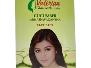 Cucumber with Ashwagandha face pack