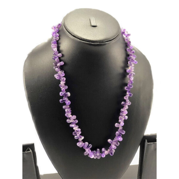 African Amethyst Tear Drops Shape Stone