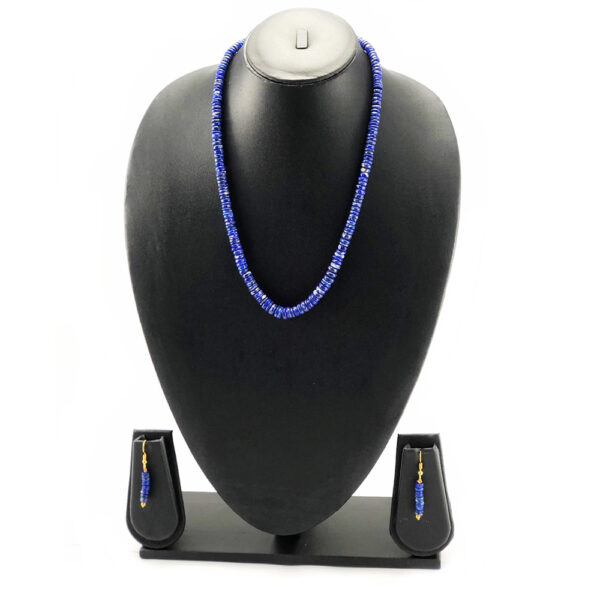 Lapiz Lazuli Tyre Shape Necklace