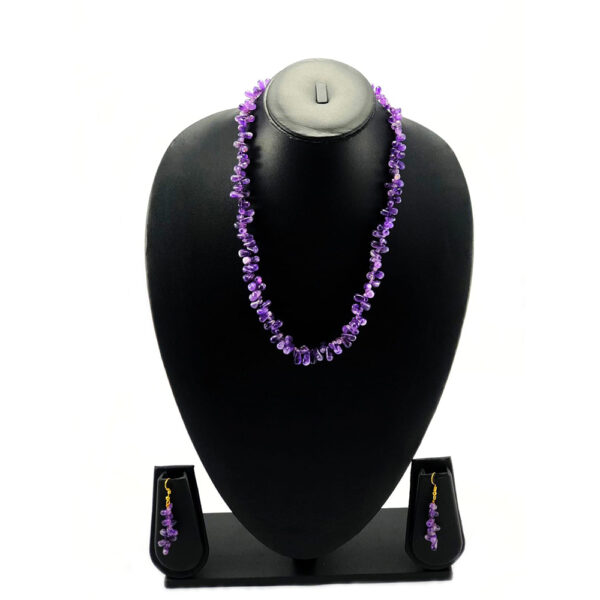 African Amethyst Tear Drops Shape Stone