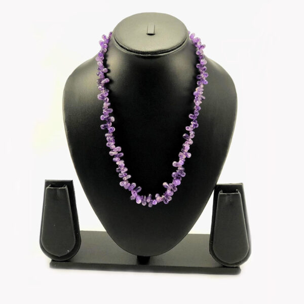 African Amethyst Tear Drops Shape Stone